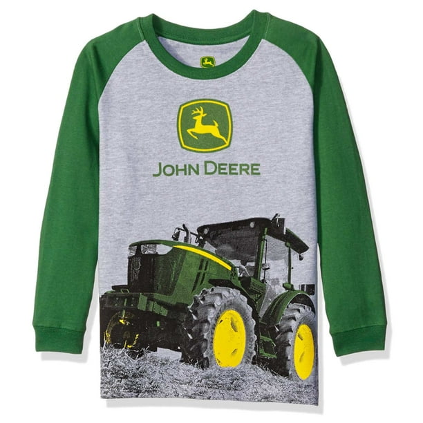 John Deere Little Boys Classic Green Long Sleeved T-Shirt
